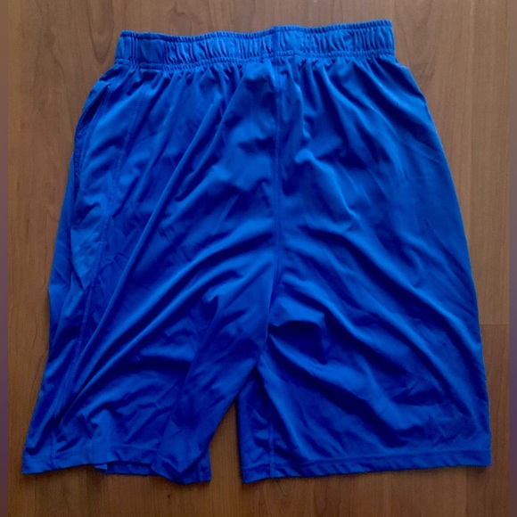 NIKE Men’s DriFit Athletic Shorts Royal Blue Size Medium - Picture 2 of 6